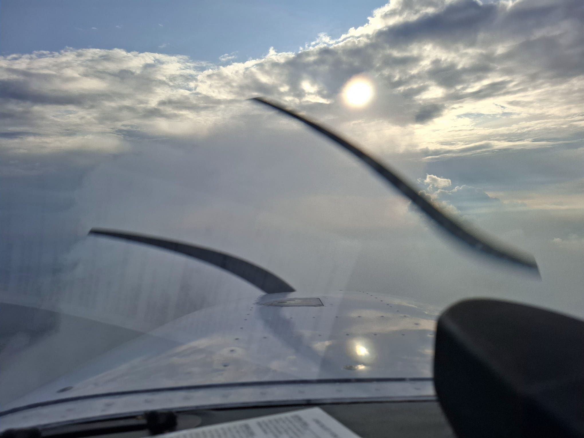 Plane on runway