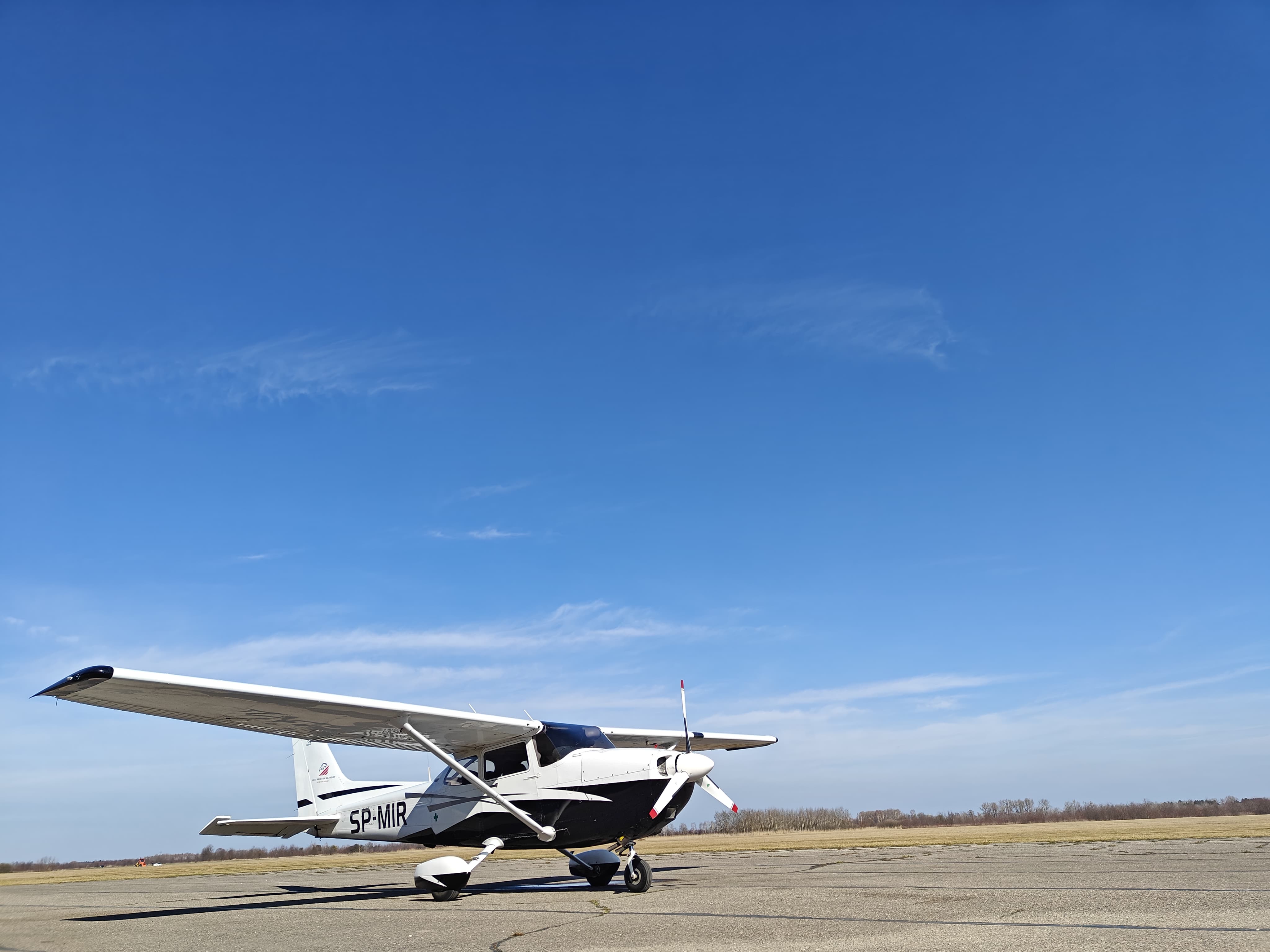 Plane on runway